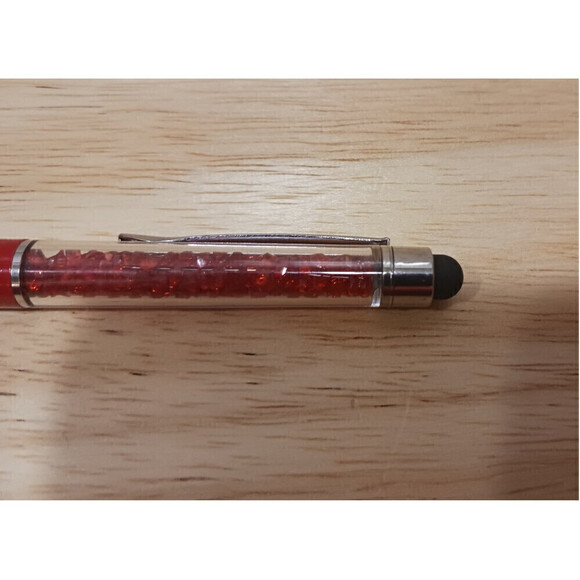 Hand Engraved Quote Pen In Red - Picture 4 of 7